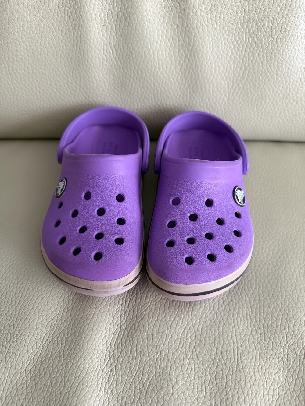 CROCS Kids Purple Slip-On Clog Sandals C9